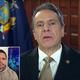 Governor Andrew Cuomo, (inset: Trevor Noah)
